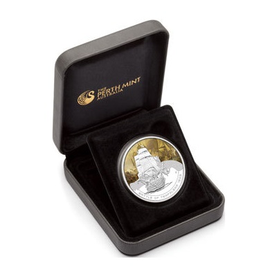 2010 $1 Silver Proof Coin - Famous Naval Battles - Trafalgar